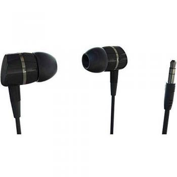 Auriculares Intraaurales Vivanco 38901 Solidsound de Alta Fidelidad, Color Negro