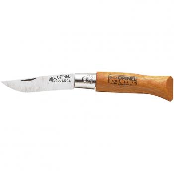 Opinel O111030 Navaja de Acero al carbón, Unisex, Beige, 4 cm