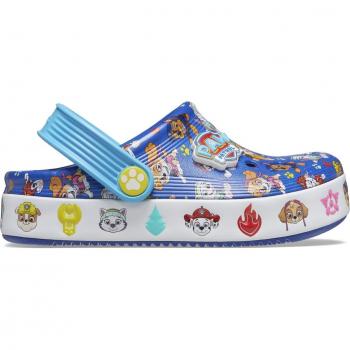 Zuecos Crocs Paw Patrol Off Court Clg para Niños Azul Talla 23-24