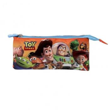 Estuche Portatodo Triple Toy Story Naranja