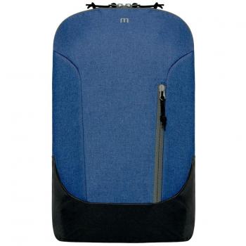 Mobilis - Mochila compatible con ordenador portátil y tablet de 14 a 16 pulgadas, color azul y gris