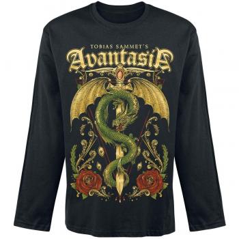 Avantasia Dragon'S Sword Camisa Manga Larga Negro L