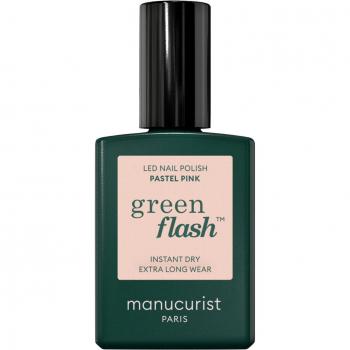 Manucurist - GREEN Flash Instant Dry Extra Long Wear Lacas de uñas 15 ml en color Pastel Pink