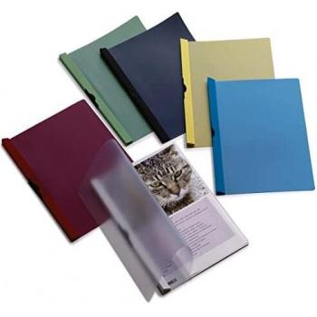 DOSSIER A4 PVC PINZA PRESION NEGRO