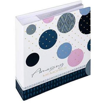Walther Design Amazing Memories álbum, Azul, 200 Fotos 10x15 cm