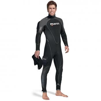 Mares Wetsuit Flexa Therm - Traje de Buceo para Hombre, Color Negro, Talla S9