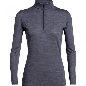 Icebreaker Amplify LS Half Zip Panther HTHR L