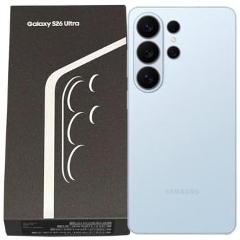 Smartphone Samsung Galaxy S26 Ultra 5G, Azul Cielo, 256 GB, 12 GB RAM, Pantalla 6.9 QHD+, Snapdragon 8 Elite Gen 5, Batería 5000 mAh