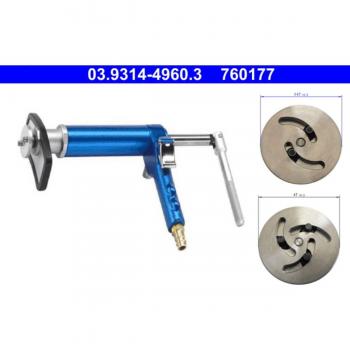 Kit de herramientas de giro/reajuste, pistón de pinza de freno ATE 03.9314-4960.3