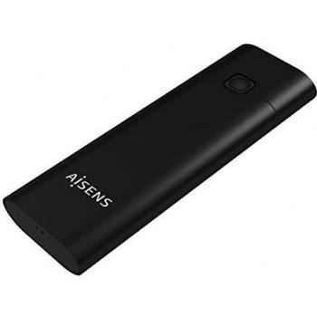 AISENS - ASM2-020B - Carcasa Externa para M.2 SSD NVME A USB3.2 GEN2, Negra
