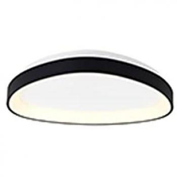 Plafón Triangular LED Niseko 42cm 35W 3000K Negro 2300lm con Garantía de 3 Años