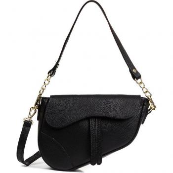 Bolso de hombro Susanna en piel auténtica Dollaro