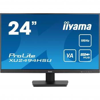 iiyama ProLite XU2494HSU-B6 23.8 Full HD VA LED Monitor with FreeSync, 100Hz Refresh Rate, 1920 x 1080 Pixels, Black