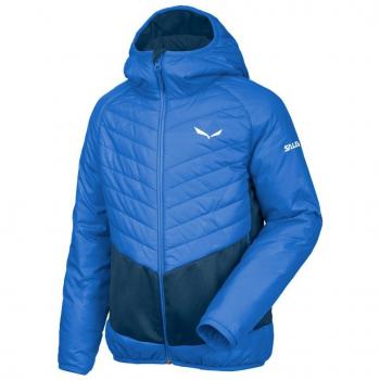 Salewa Sesvenna Hybrid Pf Jacke, Chaqueta Unisex Niños, Azul