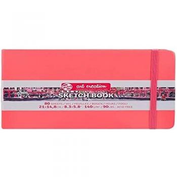 Cuaderno de bocetos Art Creation 21x14,8 cm 140g rojo coral