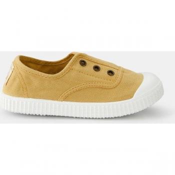 Zapatillas de lona de niños con puntera de goma