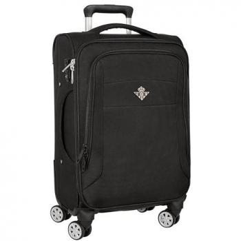 Maleta Trolley Cabina Blanda 20'' Real Betis Balompié Premium Negra