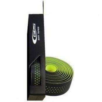 Cinta manillar SUPACAZ 2-TONE PINHOLES, negro/amarillo