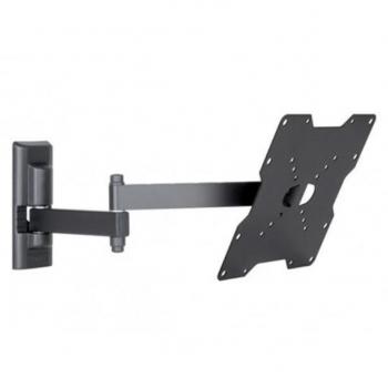 Soporte de Pared Meliconi Flatstyle FDR 200 para TV de 26-45 (hasta 25kg) con Doble Brazo y VESA 50/75/100/200 - Color Negro