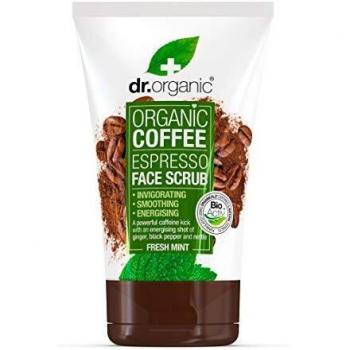 Dr Organic Exfoliante Facial de Café y Menta 125ml