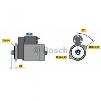 Motor de Arranque Bosch 986022820 - Tipo: Motor de arranque, Marca: Bosch, Modelo: 0 986 022 820