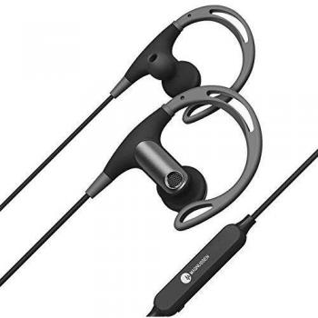 Auriculares deportivos Bluetooth Magnussen EB1000103, color negro, inalámbricos, diseño ergonómico, resistencia al agua, controles táctiles, duración de batería prolongada
