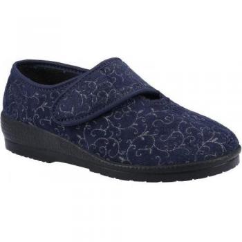 GBS Womens/Ladies Geraldine Extra Wide Slippers