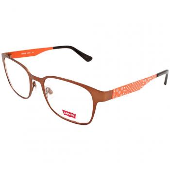 Levi's LS2539 037 Armazones para Mujer Marrones, Lentes Recetados Para Mujer Marrónnes, Gafas Recetadas para Mujer Marrones