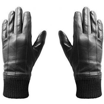 Hi-fun hi-Glove - Guantes de piel para pantalla táctil para hombre