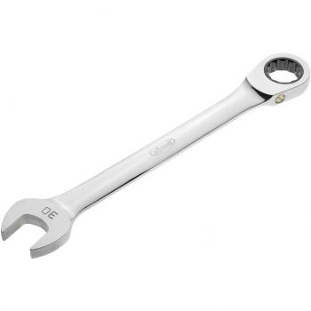 Llave combinada de carraca VIGOR V4965 larga perfil de hexágono exterior, perfil hexagonal doble exterior 30 mm