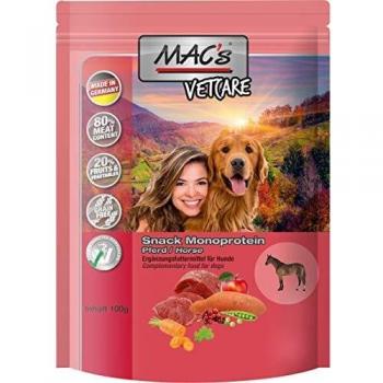 MAC's Dog Mono Snack para perros - Caballo 100 g