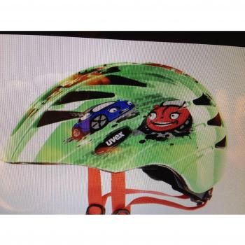 Uvex Uvision - Casco infantil de ciclismo cars Talla:47-52 cm
