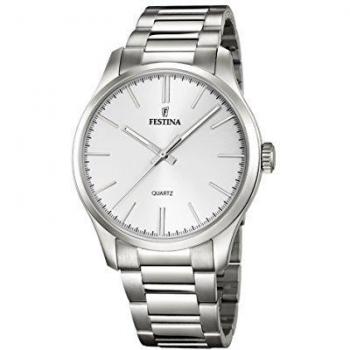 Festina Reloj Analógico para Hombre de Cuarzo con Correa en Acero Inoxidable F16807/1