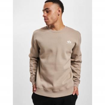 Alpha Industries Vintage Sand Basic Small Logo Sweatshirt for Men