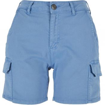 Pantalones Cortos Cargo de Mujer de Cintura Alta Azul Horizonte Urban Classics