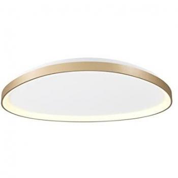 Plafón Triangular LED Niseko 60 cm, 48W, 3000K, 2900lm, Dorado, Garantía de 3 años