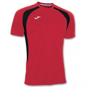 Joma 100014.601 - Camiseta de equipación de manga corta para hombre, color rojo / negro, talla 6XS-5XS