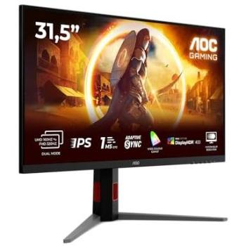 Monitor Gaming AOC U32G4U 31.5 UHD 4K 160Hz Fast IPS 0.5ms HDR400 USB Hub Altura Ajustable