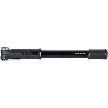 Bomba de mano Topeak Roadie DAX de acción dual para bicicleta de carretera 26 cm 120 psi/8.3 bar color negro