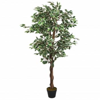 Ficus artificial árbol 378 hojas 80 cm verde