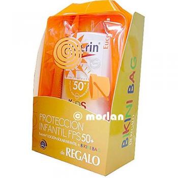 Eucerin - Loción protectora solar infantil kids sun fps 50+ + regalo bolsa bañador mojado