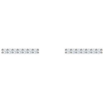 Swarovski Pendientes Only, blanco, baño de rodio