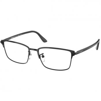 Prada PR 60YVD Asian Fit Men's Eyeglasses Black Frame 55mm - Blue Light Blocking Available