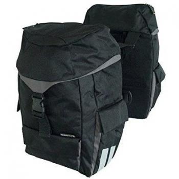 Basil Unisex Adult BAS17344 - Bolsa para bicicleta, color negro,  29 x 13 x 38 cm, 19 L