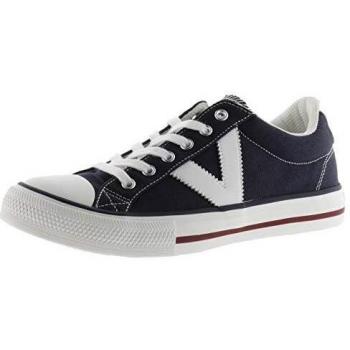 Zapatillas Tribu Lona marino Victoria - Modelo clásico unisex con logotipo en contraste