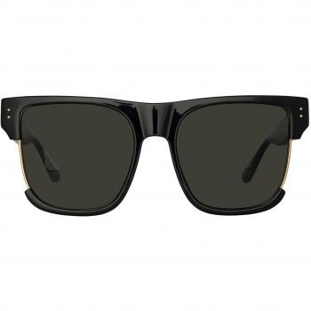 Linda Farrow LOMAS LFL1438 C1 Men's Black Sunglasses 58mm