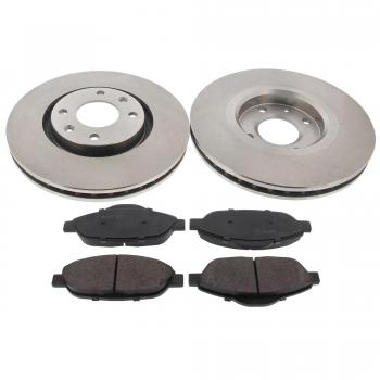 Kit de Discos y Pastillas de Freno MAPCO 47431 - Eje Delantero Ventilado 283mm para PEUGEOT 308 I y Modelos Compatibles