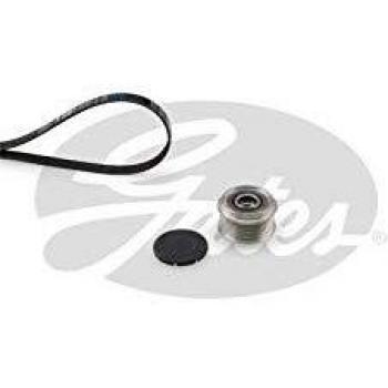 Juego de correas poli V GATES K016PK1210 - Kit completo de correas para Renault Kangoo I y Clio 2