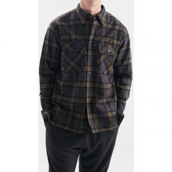 Camisa de cuadros grandes con fit regular
