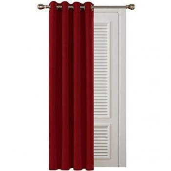 Deconovo Cortinas para Salón, Oficina, Hotel, Opacas con Aislamiento Térmico Decorativas, con Ojales, 132x229 cm